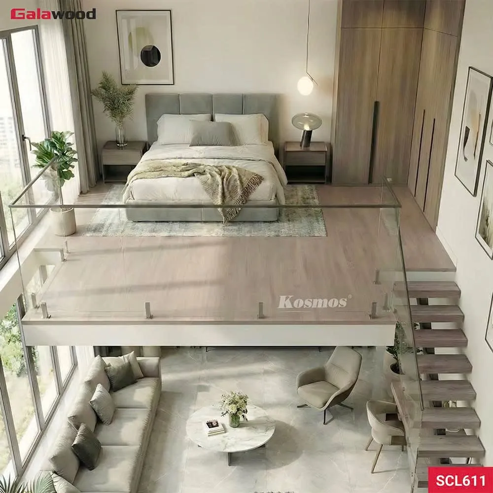 Sàn Nhựa PVC Chịu Lực Làm Gác Galawood SCL611X4M